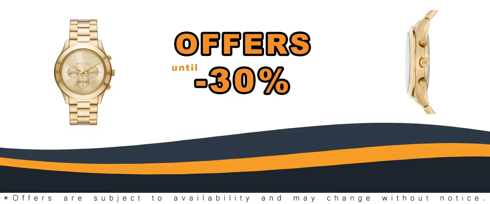 Michael Kors men's oversized slim runway watch stainless steel